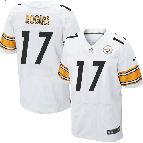 Men's Elite Eli Rogers Nike Jersey White Road - #17 NFL Pittsburgh Steelers